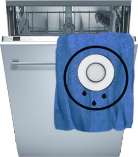 Посудомоечная машина General Electric - не сушит