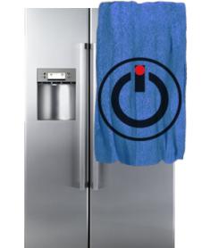 Включается, сразу выключается : холодильник General Electric